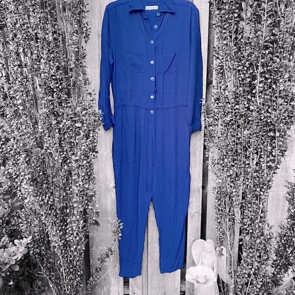 Flynn N Skye Navy Blue Jumpsuit Size Small - Picture 4 of 8